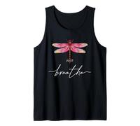 Just Libélulas Insectos Verano Respira Breathe Dragonfly Camiseta sin Mangas