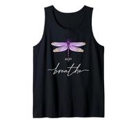 Just Libélulas Insectos Verano Respira Breathe Dragonfly Camiseta sin Mangas