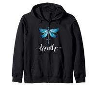 Just Libélulas Insectos Verano Respira Breathe Dragonfly Sudadera con Capucha
