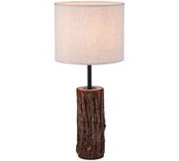 Just Light Bark lámpara de sobremesa 1x40 W negro-madera-beige 11233-79