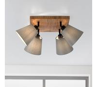 JUST LIGHT. Foco de techo Michel verde, 4 luces