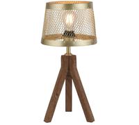 Just Light Frederik lámpara de sobremesa 1x60 W latón-madera 11423-60