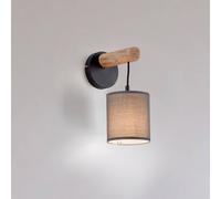 JUST LIGHT. GmbH Aplique de pared Green Tribu con pantalla de papel