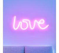 JUST LIGHT. GmbH Aplique LED Neon Love, USB
