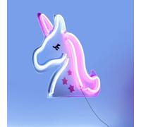 JUST LIGHT. GmbH Aplique LED Neon Unicorn, USB