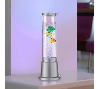 JUST LIGHT. GmbH Columna de agua Ava con LED y peces, altura 36cm