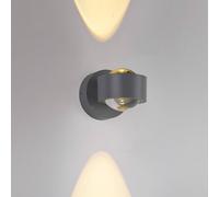 JUST LIGHT. GmbH JUST LIGHT. aplique de pared LED Chia plateada, hierro, 3000 K