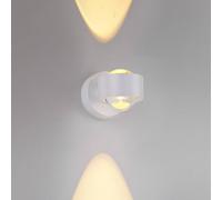 JUST LIGHT. GmbH JUST LIGHT. aplique de pared recargable LED Chia, blanca, hierro, 3000 K