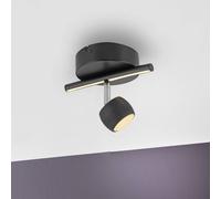 JUST LIGHT. GmbH JUST LIGHT. downlight LED Jarik, 1 luz, negro, 3000 K