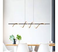 JUST LIGHT. GmbH JUST LIGHT. Emanda lámpara colgante LED, hierro, latón negro