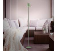 JUST LIGHT. GmbH JUST LIGHT. Euria lámpara de pie LED recargable, verde, hierro, IP54