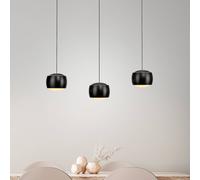 JUST LIGHT. GmbH JUST LIGHT. Lámpara colgante LED Ballini, negro, 3 luces, interruptor