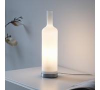 JUST LIGHT. GmbH JUST LIGHT. Lámpara de mesa Bottle, blanco opalino, cristal, E14