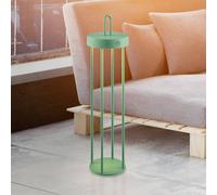 JUST LIGHT. GmbH JUST LIGHT. Lámpara de mesa LED recargable Anselm, verde, 50 cm, hierro