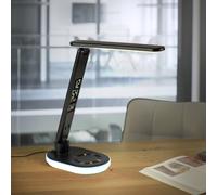 JUST LIGHT. GmbH JUST LIGHT. Lámpara de mesa LED Tina, ABS, CCT, RGB, negro