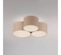 JUST LIGHT. GmbH JUST LIGHT. Plafón Duro verde, textil, 3 luces