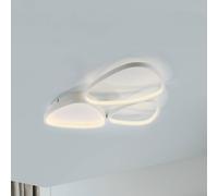 JUST LIGHT. GmbH JUST LIGHT. Plafón LED Pebbles, blanco, atenuable