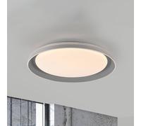 JUST LIGHT. GmbH JUST LIGHT. Plafón LED Sati, plástico, gris
