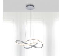 JUST LIGHT. GmbH Lámpara colgante LED Maria, atenuable 3 veces, aluminio