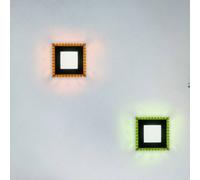 JUST LIGHT. GmbH Plafón LED Acri CCT RGB control remoto 20x20cm