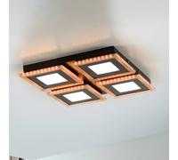 JUST LIGHT. GmbH Plafón LED Acri CCT RGB control remoto 44x44cm