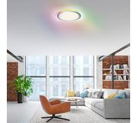 JUST LIGHT. GmbH Plafón LED Cyba Stars CCT RGB-Luz lateral