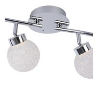 JUST LIGHT. Plafón LED Miko, 4 luces, alargado