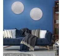 JUST LIGHT. Plafón LED Sparkle CCT dim acero Ø 48cm EC:EPREL:921544