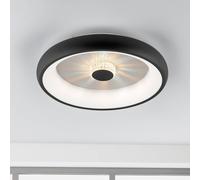 JUST LIGHT. Vertigo Plafón LED, CCT, Ø 46,5 cm, negro