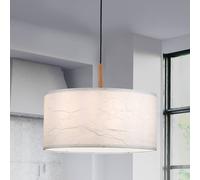 JUST LIGHT. Green Sofi lámpara colgante, pantalla de papel, 1 luz