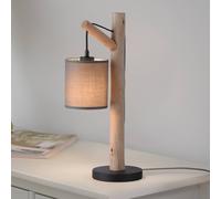 JUST LIGHT. Lámpara de mesa Tribu verde, papel, madera, altura 53 cm