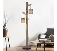 JUST LIGHT. Lámpara de pie Green Tribu con pantallas de papel