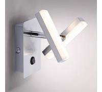 JUST LIGHT. Lámpara LED de pared Rico angular de 2 llamas