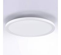 JUST LIGHT. Plafón LED Flat CCT, Ø 40 cm, blanco EC:EPREL:921690