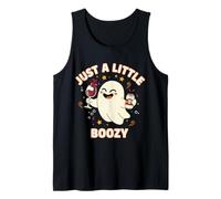 Just Little Boozy Disfraz de Fantasma de Halloween Camiseta sin Mangas