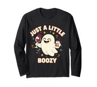 Just Little Boozy Disfraz de Fantasma de Halloween Manga Larga