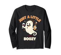 Just Little Boozy Disfraz de Fantasma de Halloween Manga Larga