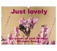 Just lovely - the power of pink heather blossom beauty (Wall Calendar 2026 DIN A3 landscape), CALVENDO 12 Month Wall Calendar: A sea of blossoms in ... many busy creatures and curious visitors.