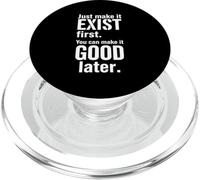 Just Make It Exist - Diseño Creativo de Citas PopSockets PopGrip para MagSafe