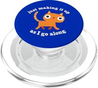 Just Making It Up As I Go Along - Diseño Oficial de DinoMike PopSockets PopGrip para MagSafe