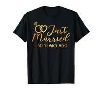Just Married 50 Years Ago Funny 50th Wedding Anniversary Camiseta