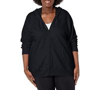 Just My Size - Sudadera con Capucha para Mujer Negro Negro (Ebony) 5XL