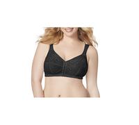 JUST MY SIZE Sujetadores sin aros y con cierre frontal f?cil de usar para mujer Mj1107 Negro 4