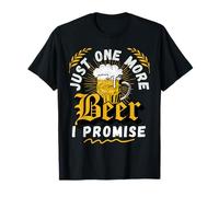 Just One More Beer I Promise Retro 70 s 60 s Disfraz de Cerveza Camiseta