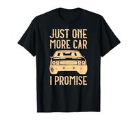 Just One More Car I Promise Mecánica Cars Lover Vintage Camiseta