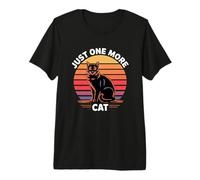 Just One More Cat Camiseta Premium