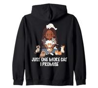 Just One More Cat I Promise Cats Lover Mujer Chica Gato Mamá Sudadera con Capucha