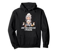 Just One More Cat I Promise Cats Lover Mujer Chica Gato Mamá Sudadera con Capucha