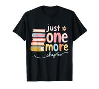 Just One More Chapter Artístico Pastel Book Lover Vibe Camiseta