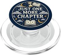 Just One More Chapter Book Lover Celestial Stars Moon PopSockets PopGrip para MagSafe